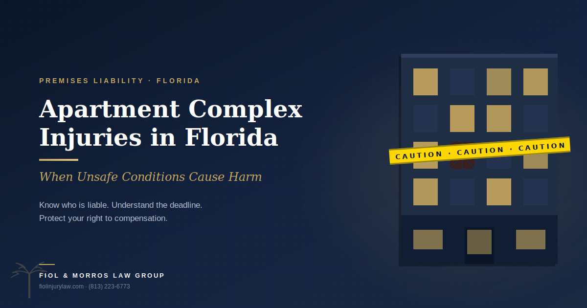 Apartment Complex Injuries in Florida